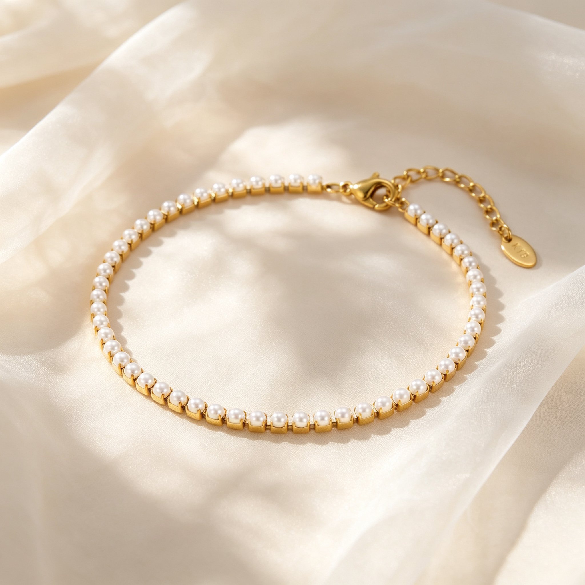 Elegant Imitation Pearl Ankle  - Jc Jewelry & Watches Photos 评论和价格